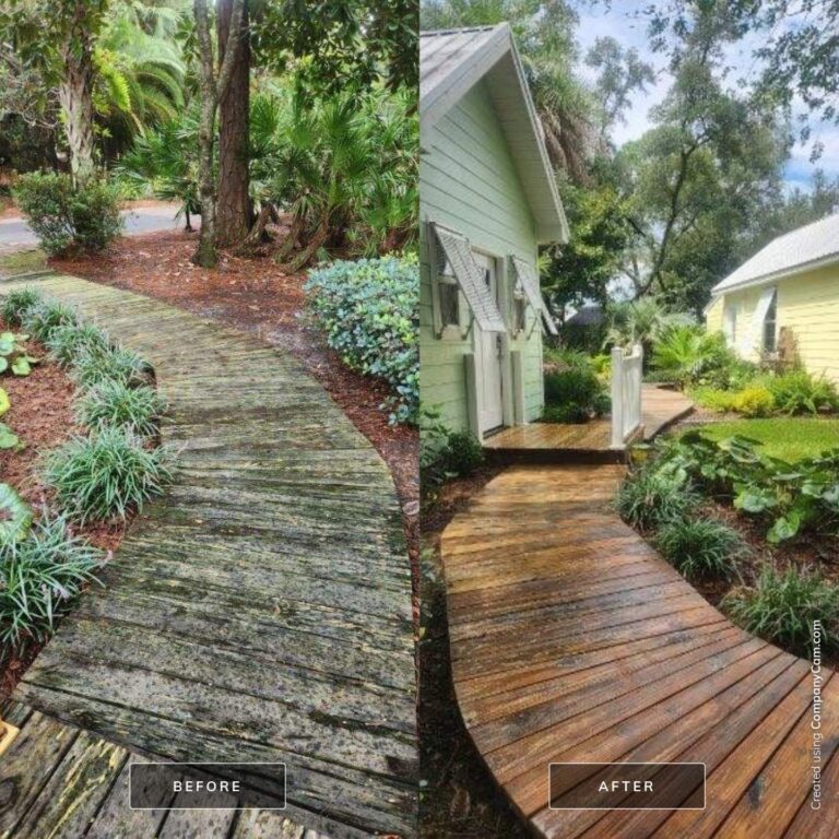 Wooden Deck Before After