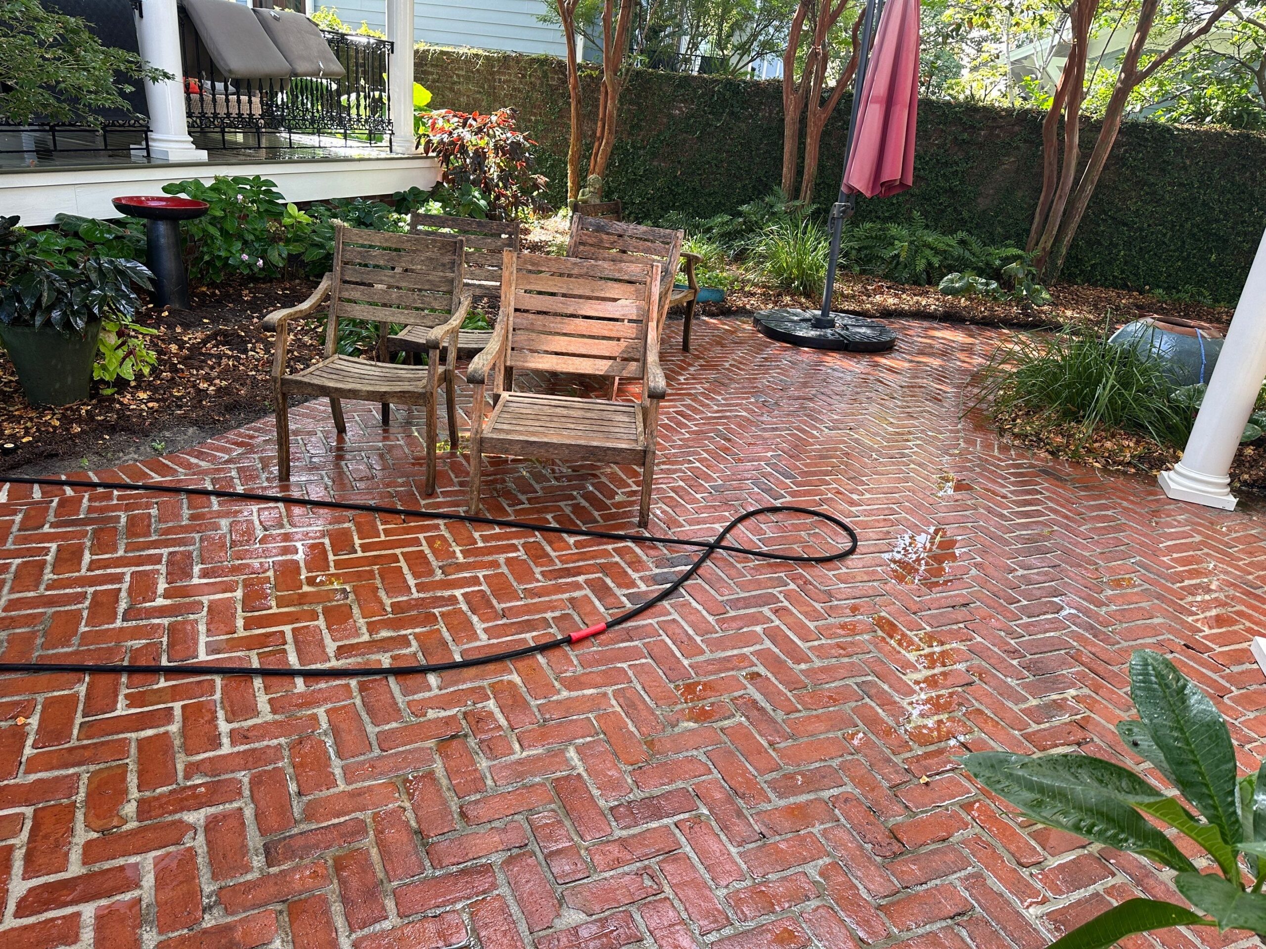 Brick Patio Cleaning