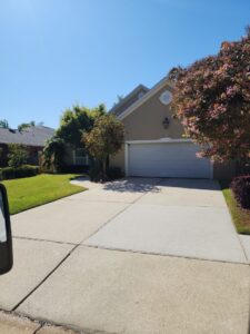 driveway walkway house exterior garage door