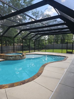 Pool Enclosure And Deck Cleaning in Milton FL