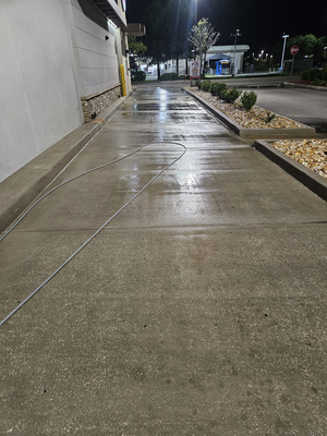Concrete Drive Thru Surface Cleaning Service in Pensacola FL