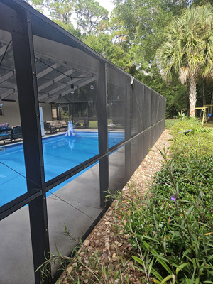 Pool Screen Enclosure Cleaning Service in Pensacola FL