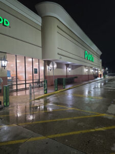 Concrete Cleaning At Publix Entrance For Safety And Aesthetics in Pensacola FL