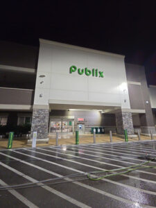 Concrete Surface Cleaning At Commercial Entrance Area in Pensacola FL